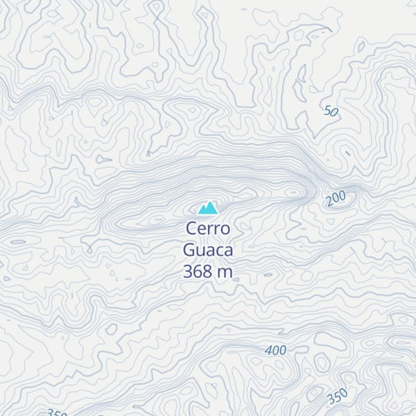 Map of Cerro Guaca