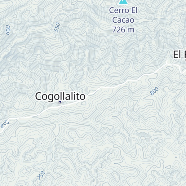 Map of Cerro Tucuragua