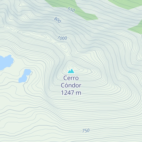 Map of Cerro Cóndor