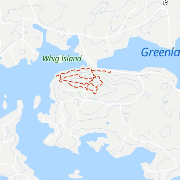 Map of Brays Mountain