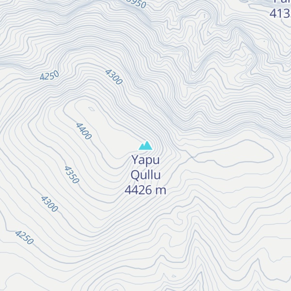 Map of Yapu Qullu