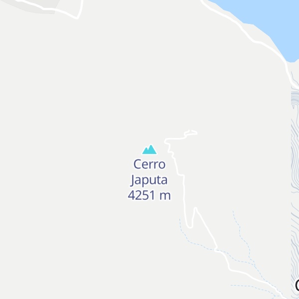 Map of Cerro Japuta