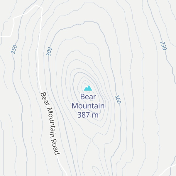 Map of Bear Mountain