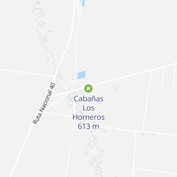 Map of Cabañas Los Horneros