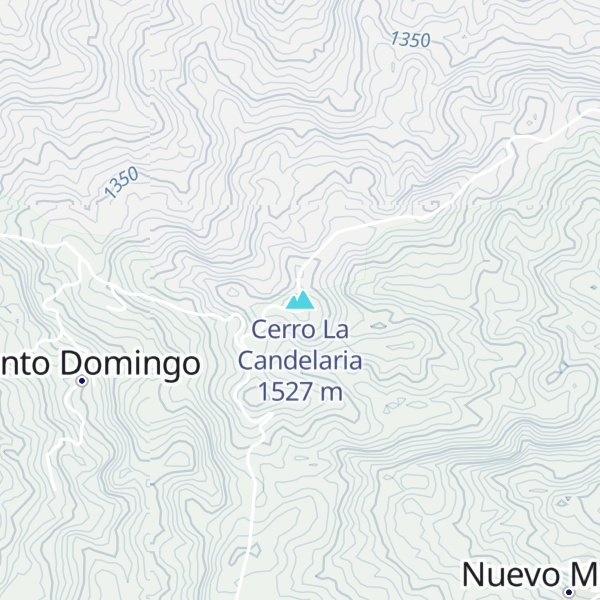Map of Cerro La Candelaria