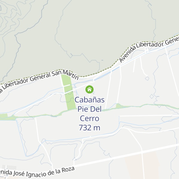 Map of Cabañas Pie Del Cerro