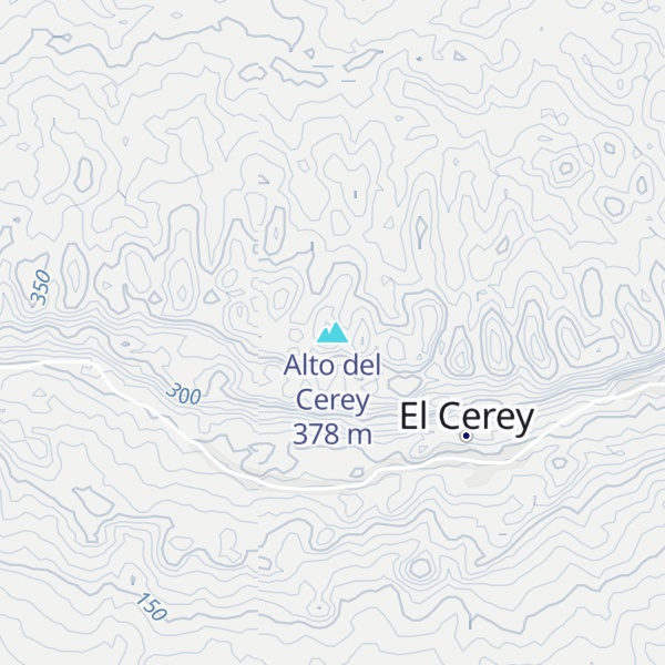 Map of Alto del Cerey