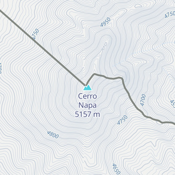 Map of Cerro Napa