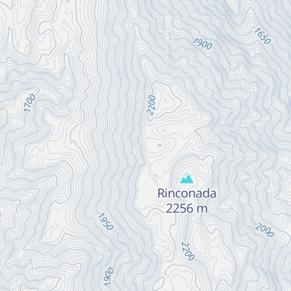 Map of Cerro La Rinconada