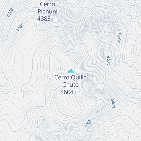 Map of Cerro Quilla Chuto
