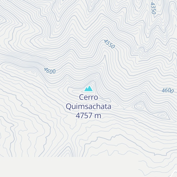 Map of Cerro Quimsachata