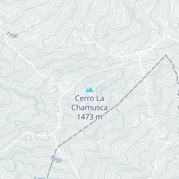 Map of Cerro La Chamusca