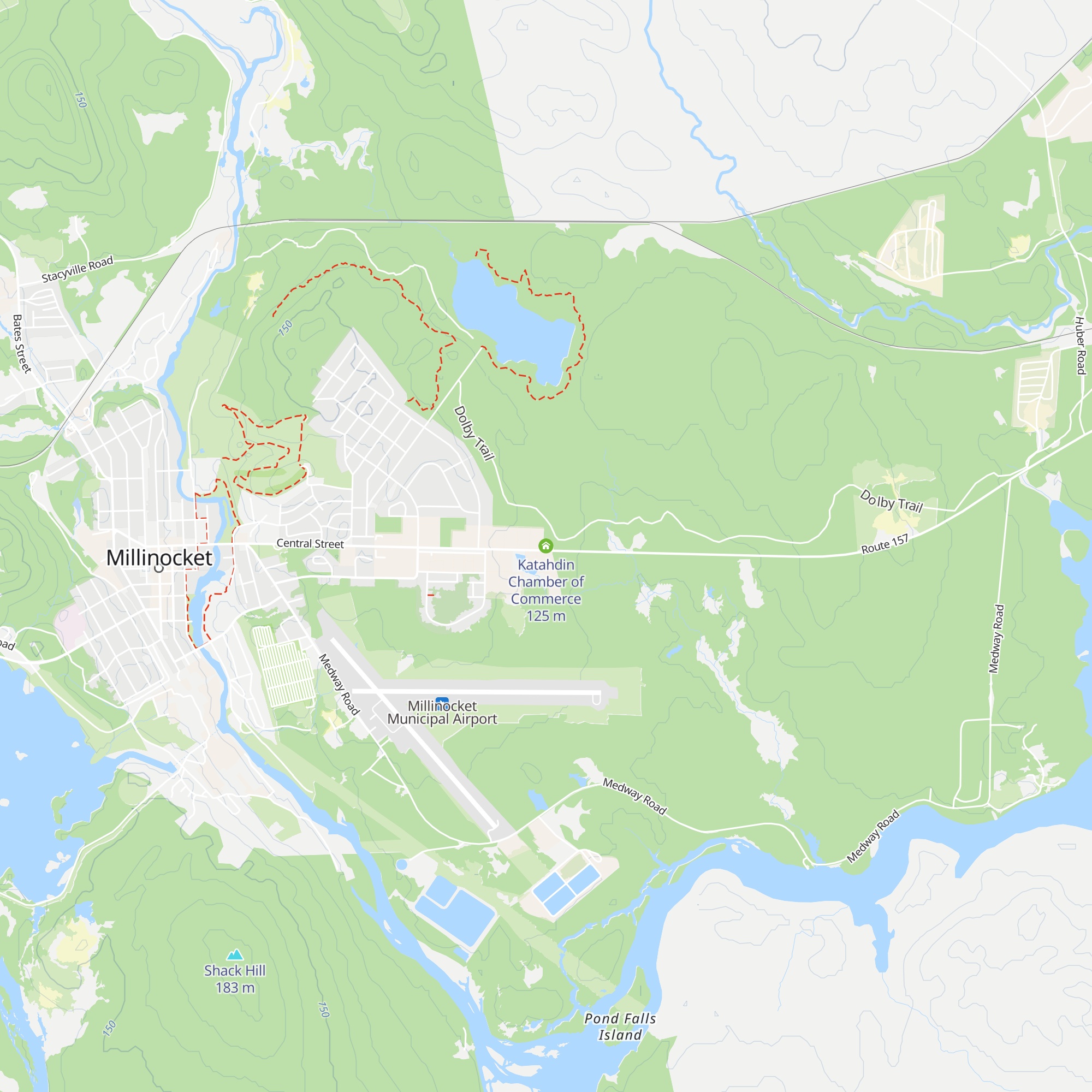 Katahdin Chamber of Commerce map