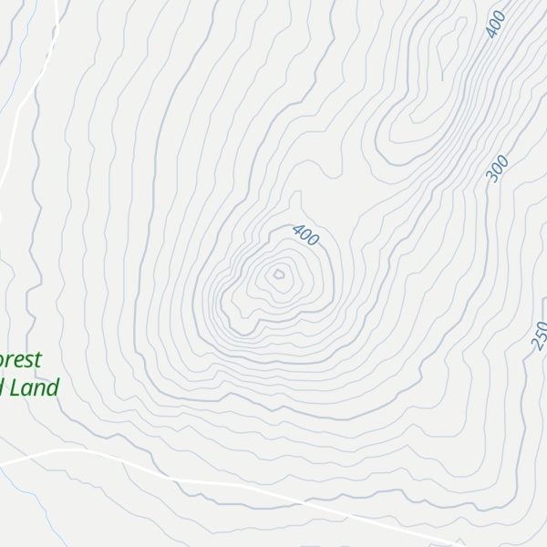 Map of Whetstone Mountain