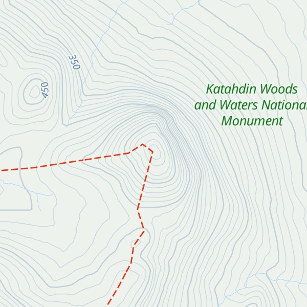 Map of Lunksoos Mountain