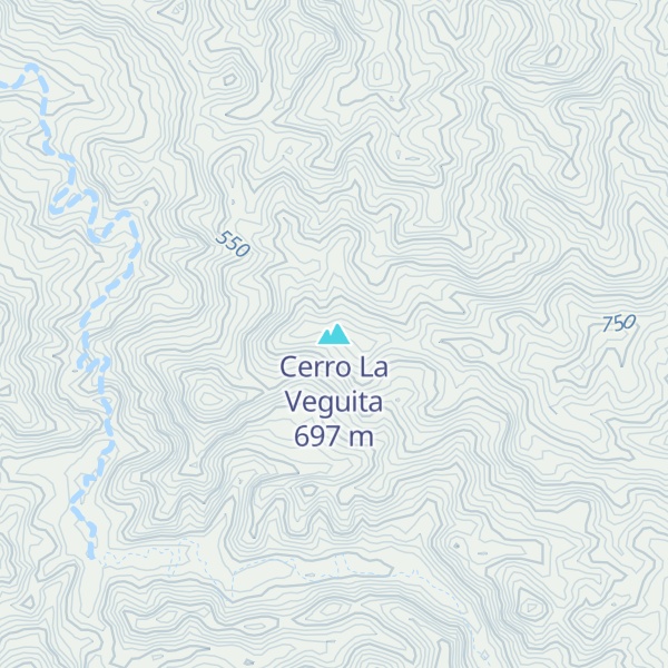 Map of Cerro La Veguita