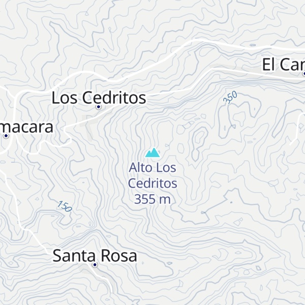 Map of Alto Los Cedritos