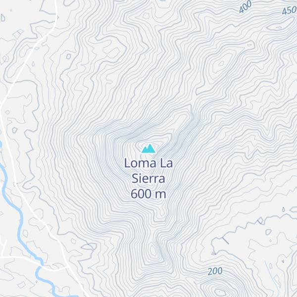 Map of Loma La Sierra