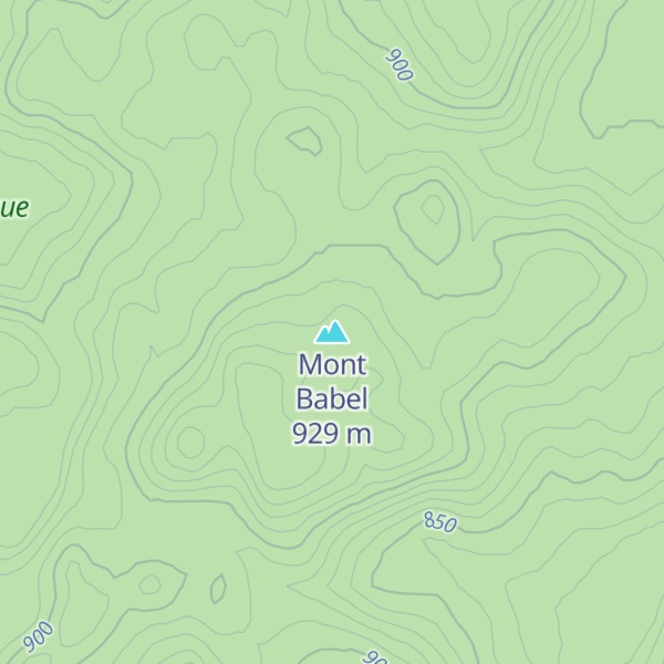 Map of Mont Babel