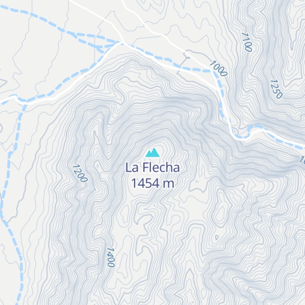 Map of La Flecha