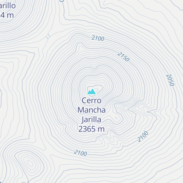Map of Cerro Mancha Jarilla
