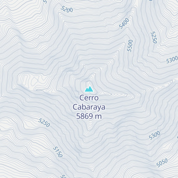 Map of Cerro Cabaraya