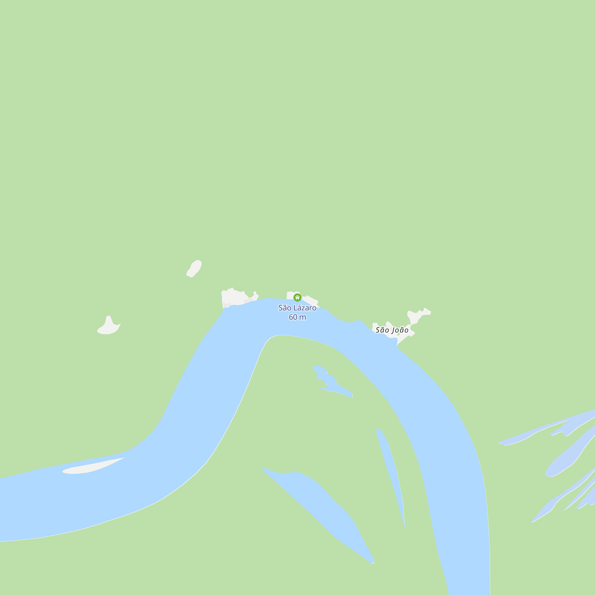 São Lázaro map