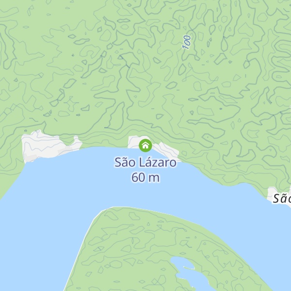 Map of São Lázaro