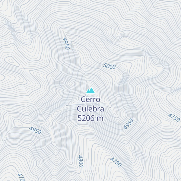Map of Cerro Culebra