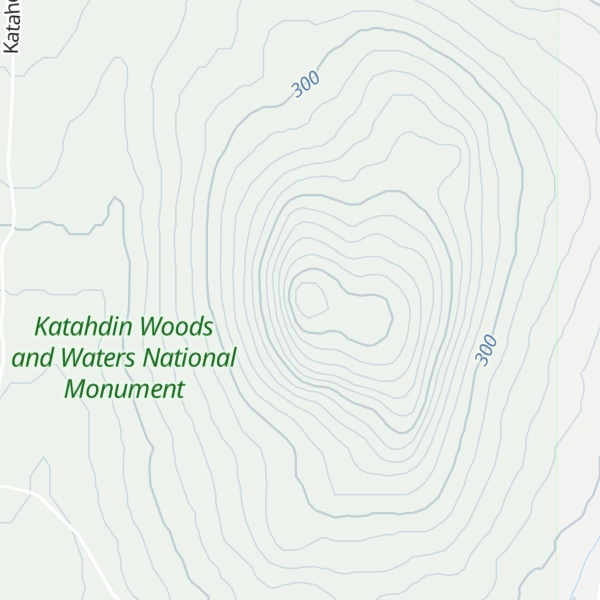 Map of Kelloch Mountain