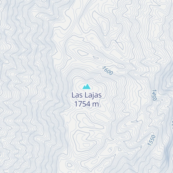 Map of Las Lajas