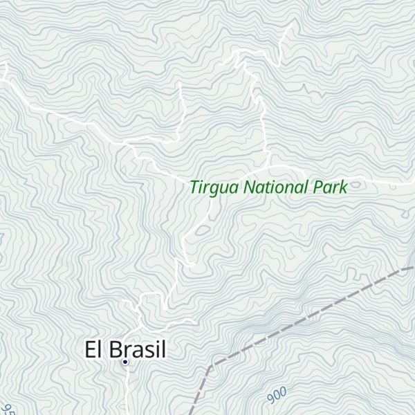 Map of Cerro Santa Ana
