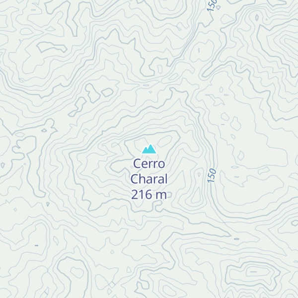 Map of Cerro Charal