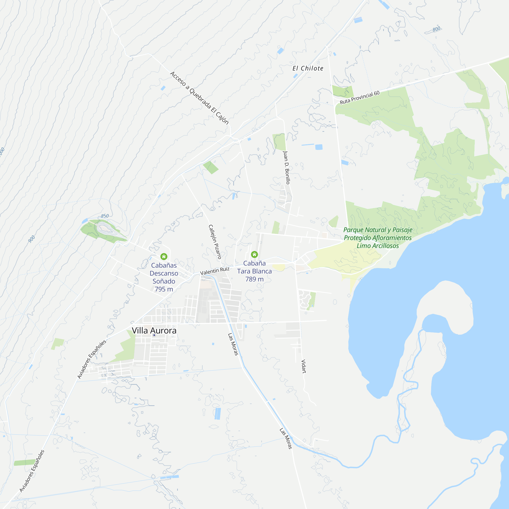 Cabaña Tara Blanca map