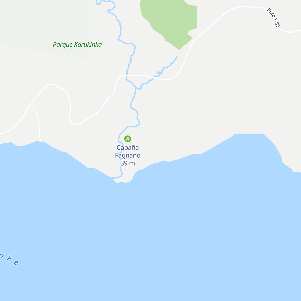 Cabaña Río Alonso map