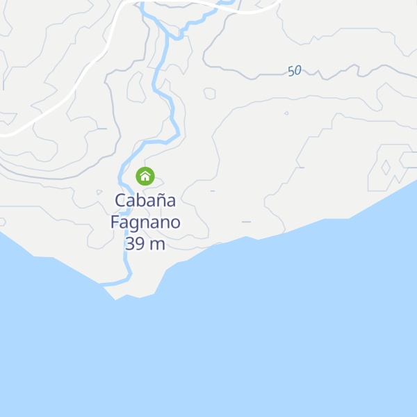Map of Cabaña Río Alonso