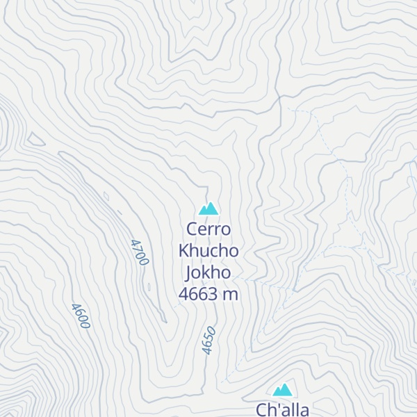 Map of Cerro Khucho Jokho