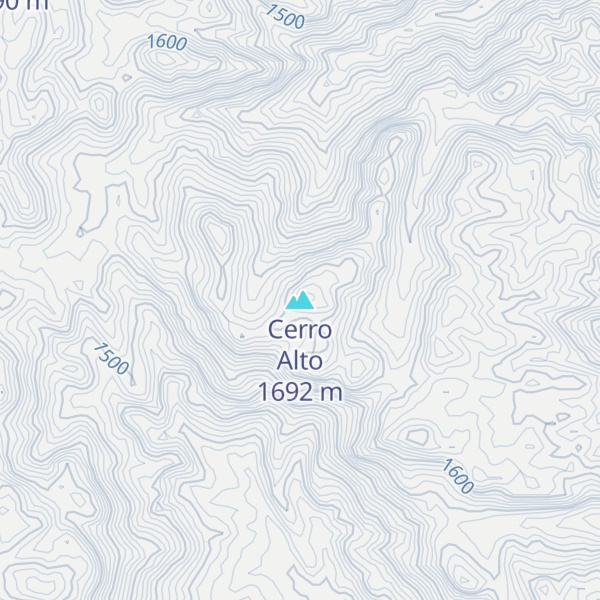 Map of Cerro Alto