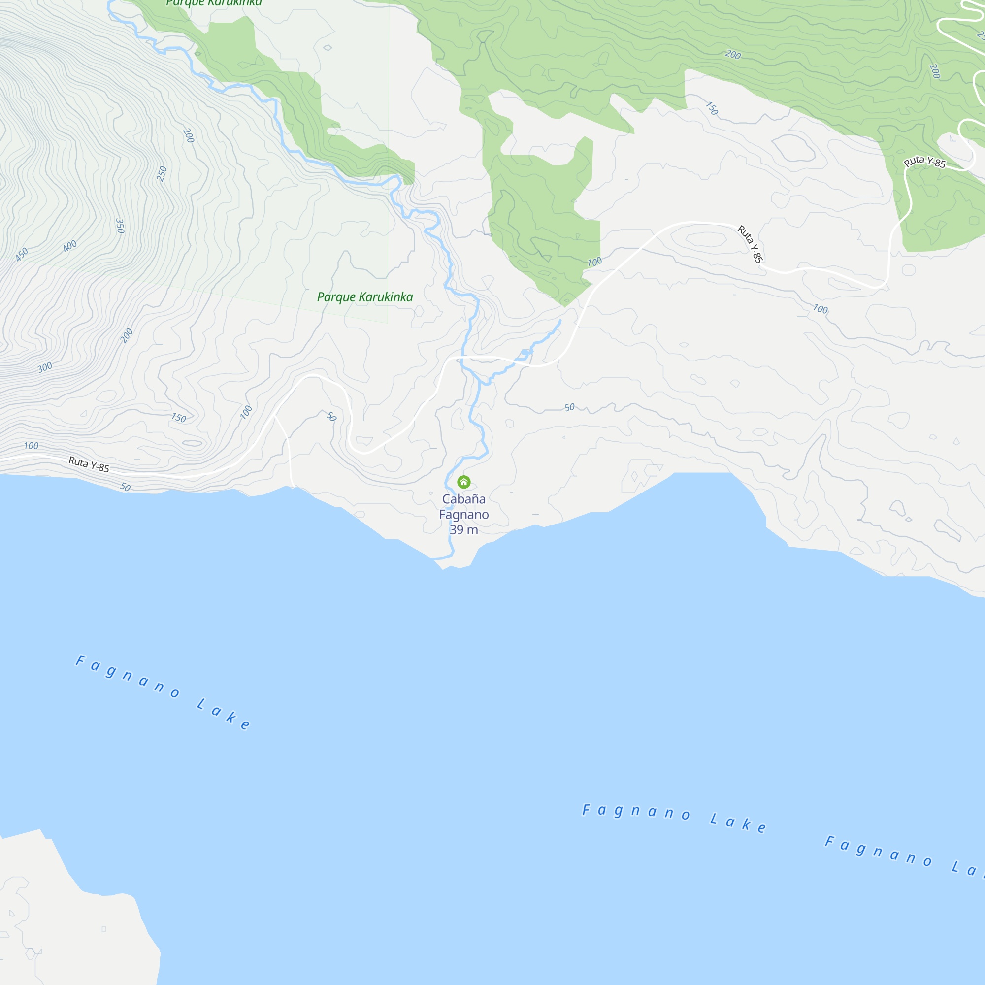 Cabaña Azopardo map