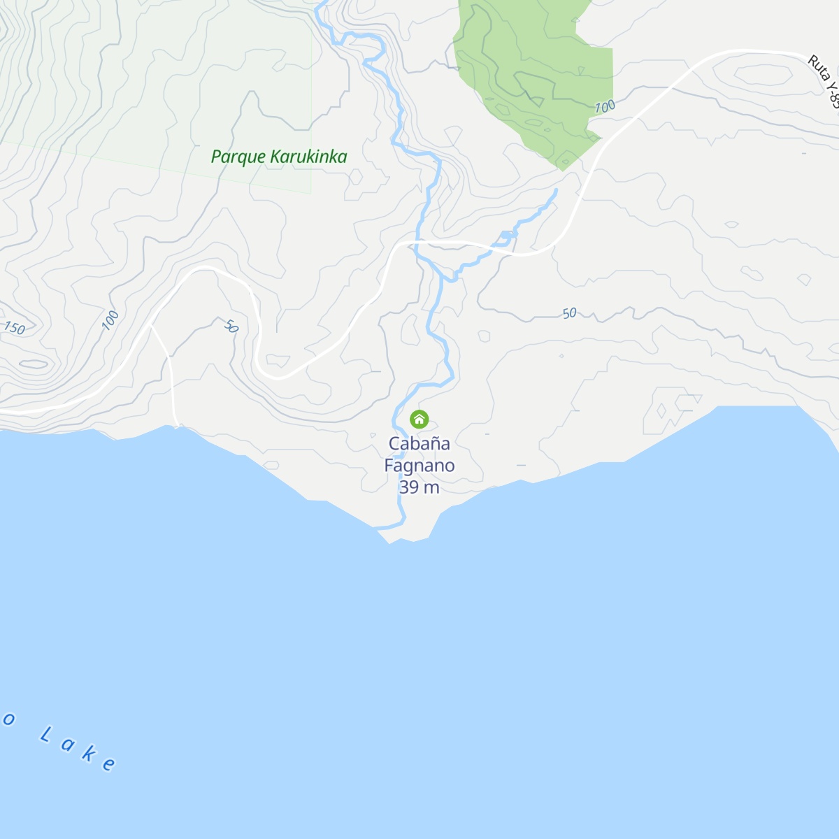 Cabaña Fagnano map