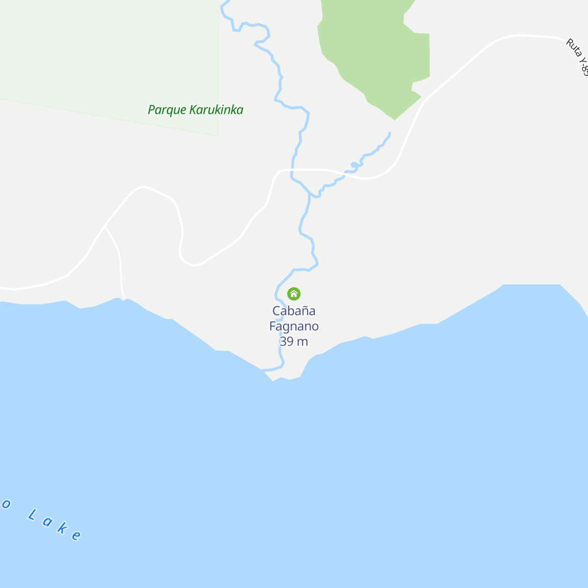 Cabaña Fagnano map