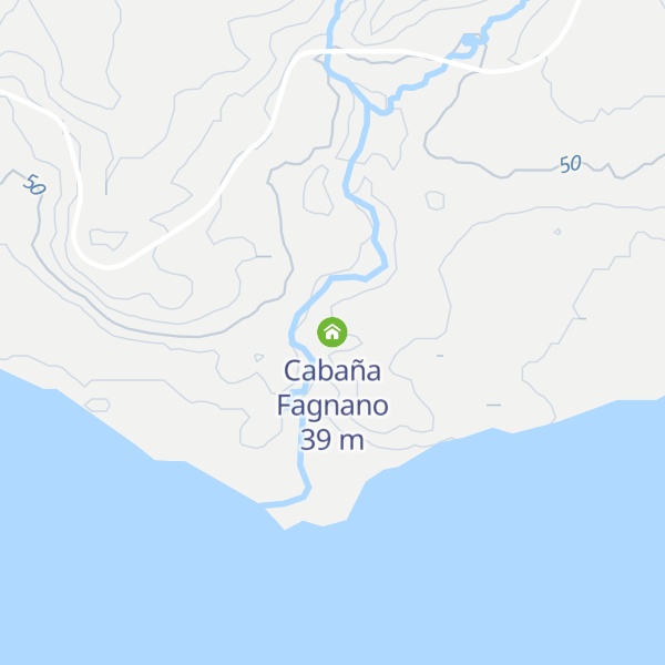 Map of Cabaña Fagnano