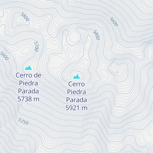 Map of Cerro Piedra Parada