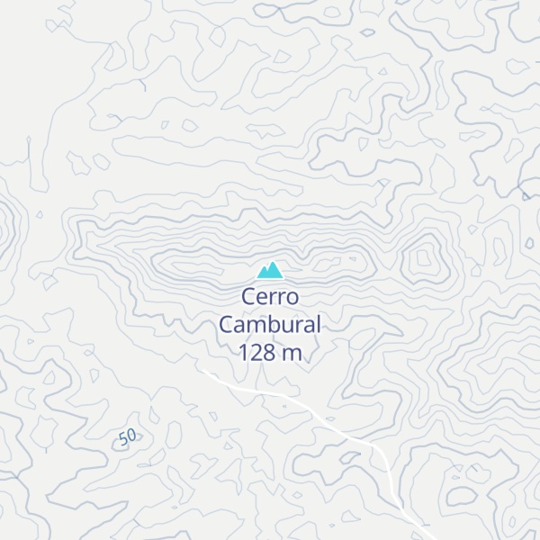 Map of Cerro Cambural