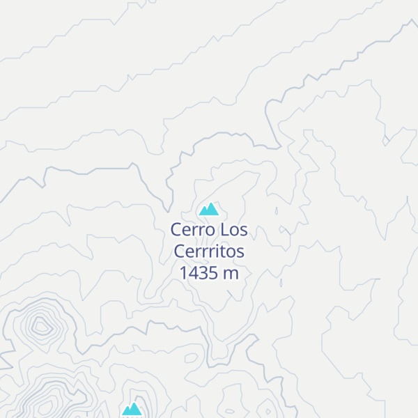 Map of Cerro Los Cerrritos