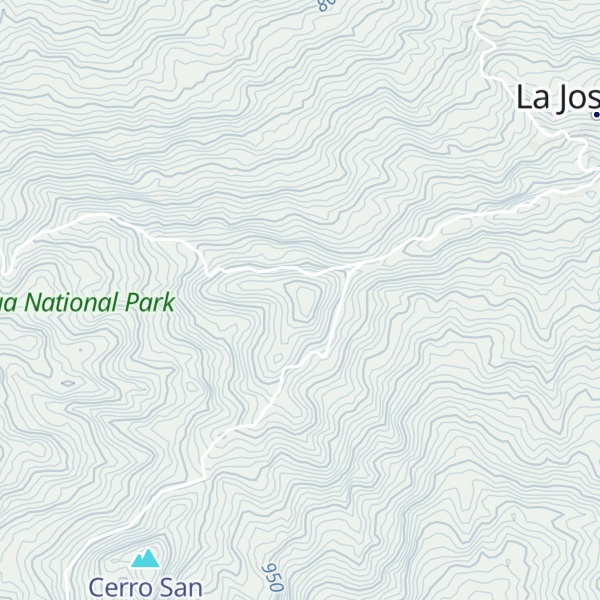 Map of Cerro Blanco