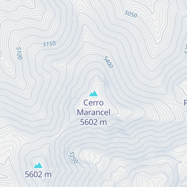 Map of Cerro Marancel