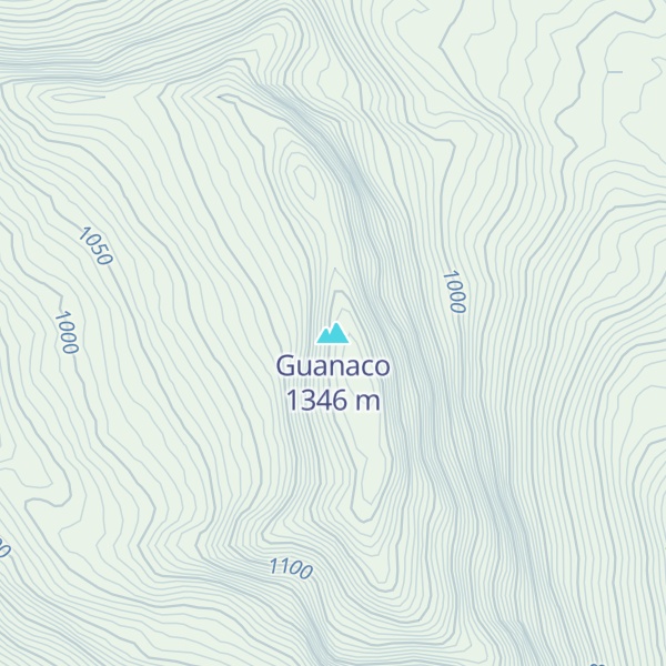 Map of Guanaco