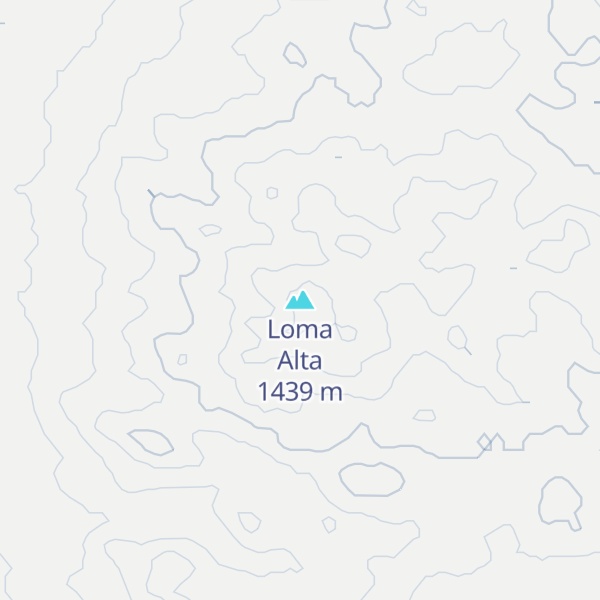 Map of Loma Alta