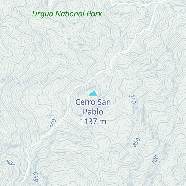 Map of Cerro San Pablo